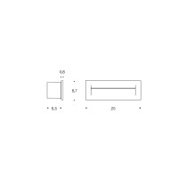 PAN Fast LED 8.5W 55° 3000K 270lm Recessed Marker IP65 White