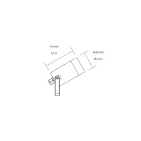 Isyluce E-sea 314/315 faretto applique da parete
