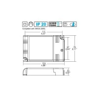TCI Alimentatore LED MAXI JOLLY 50W ZB3 ZIGBEE Push Dimmerabile