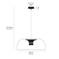 Lumina Tia 600 suspension lamp