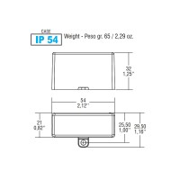 TCI Alimentatore LED STCP/U 8W 350mA IP54