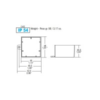 TCI Alimentatore LED STMP/U 8W 350mA IP54