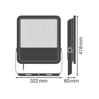 Ledvance faro floodlight LED 105W Asimmetrico