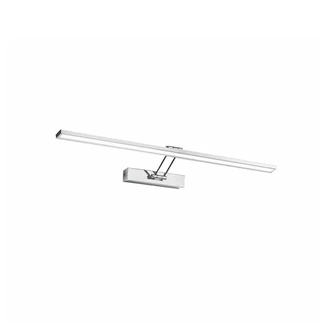 Isyluce Specchio Applique LED Lampada da Parete in Metallo Cromato
