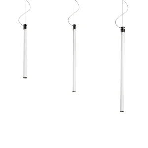 Fontana Arte Oort lampada da sospensione led verticale