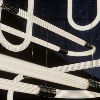 Fontana Arte Oort vertical led suspension lamp