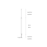 Fontana Arte Oort lampada da terra led