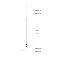 copy of Fontana Arte Oort vertical led suspension lamp copy of Fontana Arte Oort vertical led suspension lamp