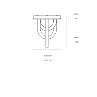 Fontana Arte Oort led ceiling lamp
