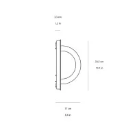 Fontana Arte Oort lampada da parete soffitto led