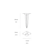Linea Light spike for Pistillo led bollard