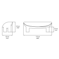 Driade Roly Poly decorative sofa