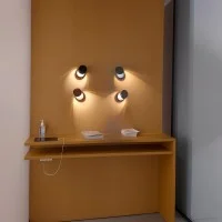 Lodes Pin Up LED Applique Wall or Ceiling Lamp Coppery Bronze