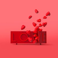 Driade Love Medium decorative cabinet