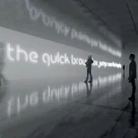 Artemide Alphabet of Light lowercase letters