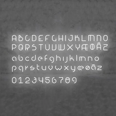 Artemide Alphabet of Light numbers