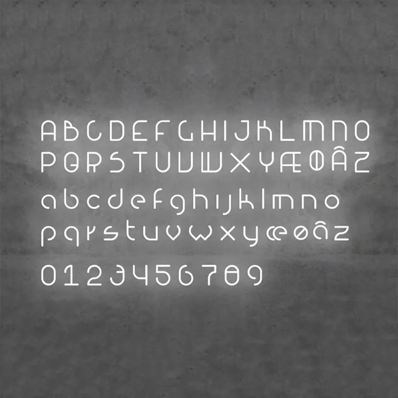 Artemide Alphabet of Light numbers Artemide Alphabet of Light numbers