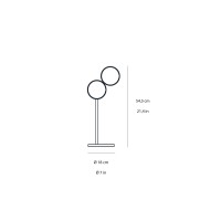Fontana Arte Optunia medium led table lamp