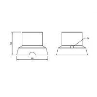 Portalampada Vintage E27 in Porcellana Base Dritta Arancione Portalampada Vintage E27 in Porcellana Base Dritta Arancione