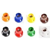 E27 Vintage Lampholder Porcelain Straight Base Orange 0071 Wall E27 Vintage Lampholder Porcelain Straight Base Orange 0071 Wall