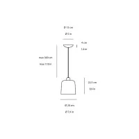Luceplan Zile suspension lamp