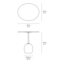 &Tradition Lato LN8 oval side table