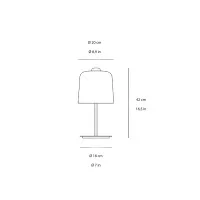 Luceplan Zile On/Off table lamp