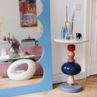 &Tradition Shuffle multicolored side table