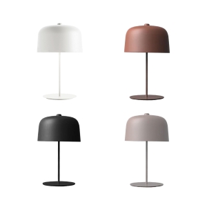 Luceplan base and rod for Zile table