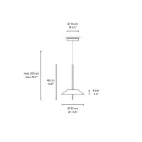 Vibia Mayfair lampada led da sospensione