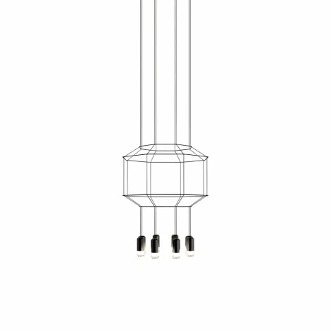 Vibia Wireflow octagonal suspension lamp