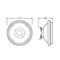 Osram Parathom PRO AR111 50 7,4W Warm White 450lm Lamp Bulb Osram Parathom PRO AR111 50 7,4W Warm White 450lm Lamp Bulb