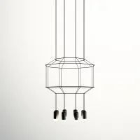 Vibia Wireflow octagonal suspension lamp