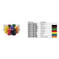 Isolatore Milano in Ceramica Nero 22 x 16 mm con vite e