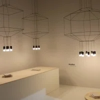 Vibia Wireflow lampada a sospensione quadrata