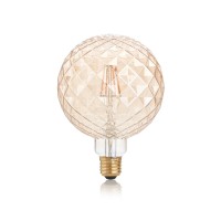 Lampadina vintage pearl ambra E27 LED 4W