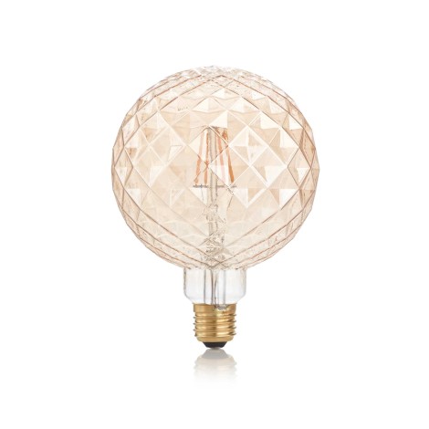 Lampadina vintage pearl ambra E27 LED 4W