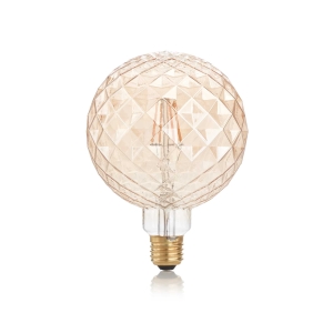 Lampadina vintage pearl ambra E27 LED 4W