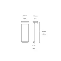 Flos Mile 2 600 paletto led da esterno