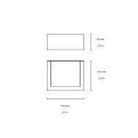 Flos Mile 1 washer applique led doppia emissione Flos Mile 1 washer applique led doppia emissione