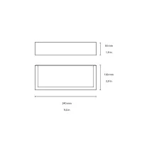 Flos Mile 2 asymmetric double emission applique Flos Mile 2 asymmetric double emission applique