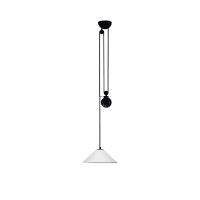 Artemide Aggregato Saliscendi suspension cone small white