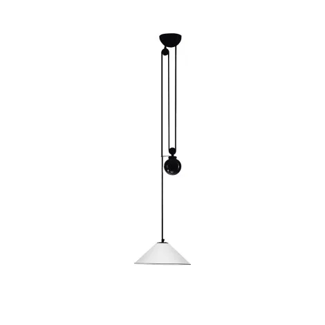 Artemide Aggregato Saliscendi sospensione cono small bianco