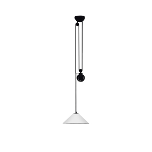 Artemide Aggregato Saliscendi sospensione cono small bianco