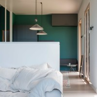 Artemide Aggregato Saliscendi suspension cone small white