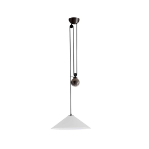 Artemide Aggregato Saliscendi sospensione cono large bianco