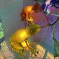 Qeeboo Hungry Frog table lamp Qeeboo Hungry Frog table lamp