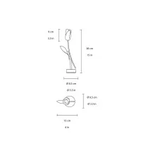Slamp Tulip led battery lamp Slamp Tulip led battery lamp
