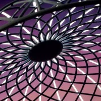 Flos Skynest S Woven Fabric Suspension LED Lamp by Marcel Wanders Flos Skynest S Woven Fabric Suspension LED Lamp by Marcel Wanders