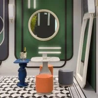 Slide Design Together decorative servant table
